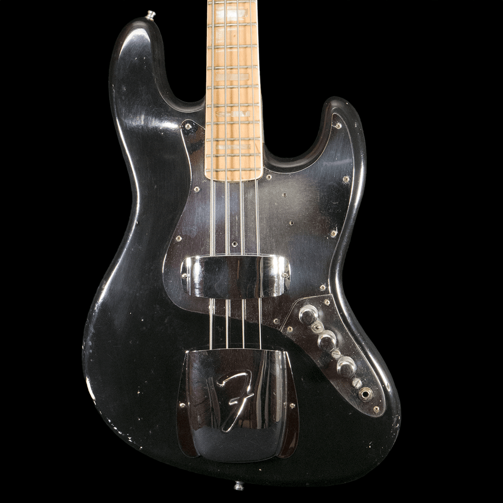 1977 / 1978 Jazz Bass MN (Black), Pre-owned