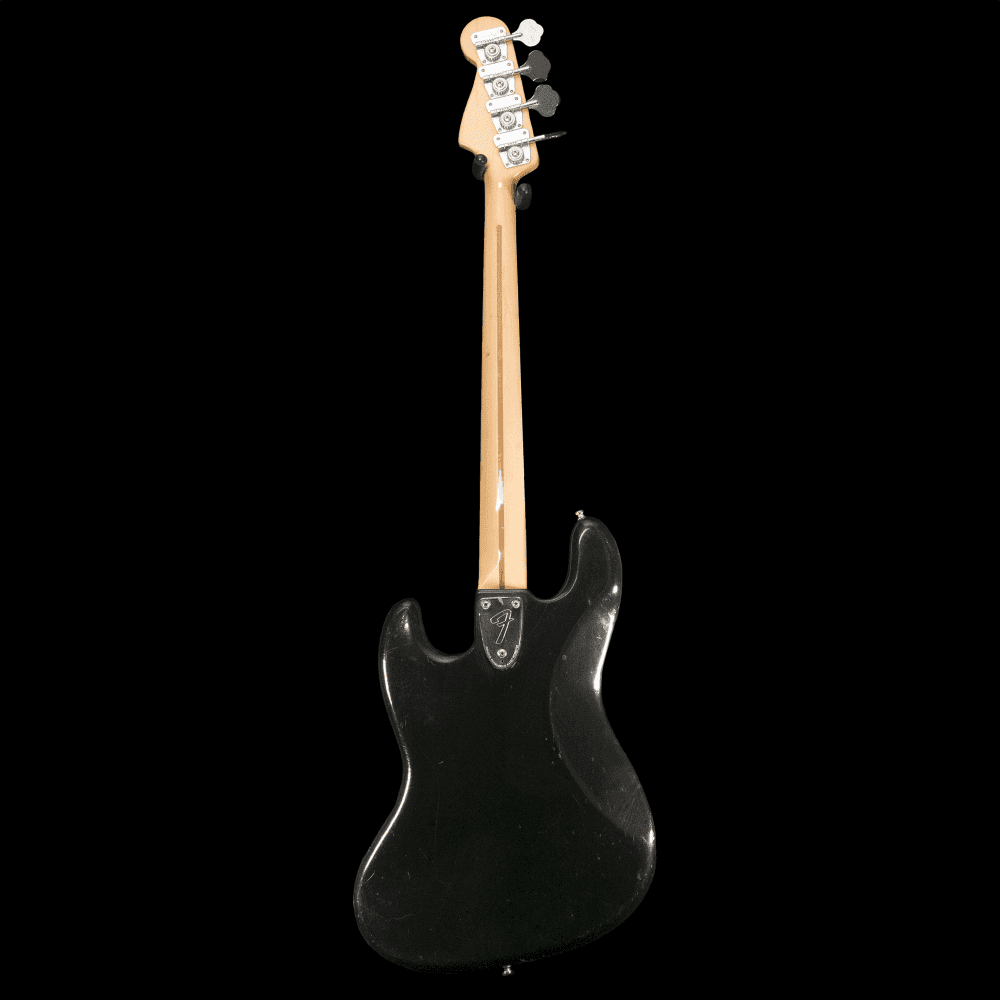 1977 / 1978 Jazz Bass MN (Black), Pre-owned
