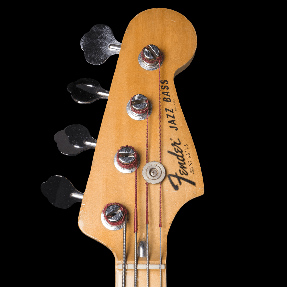 1977 / 1978 Jazz Bass MN (Black), Pre-owned