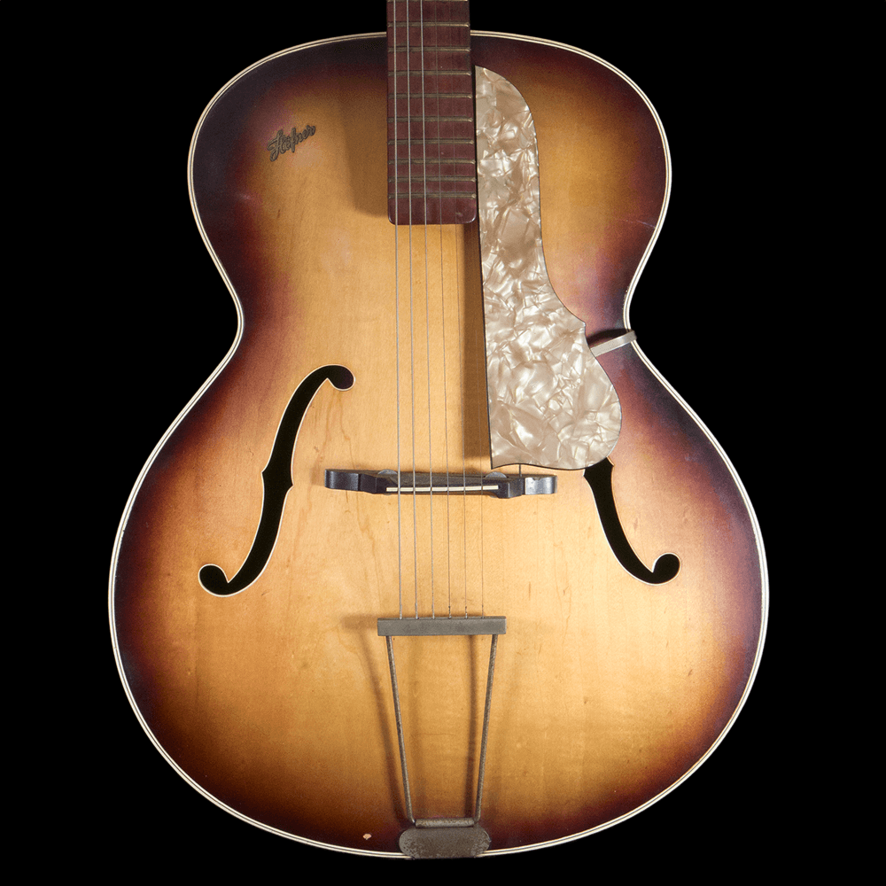 Hofner Vintage Archtop Acoustic Guitar in Blonde, Pre-Owned