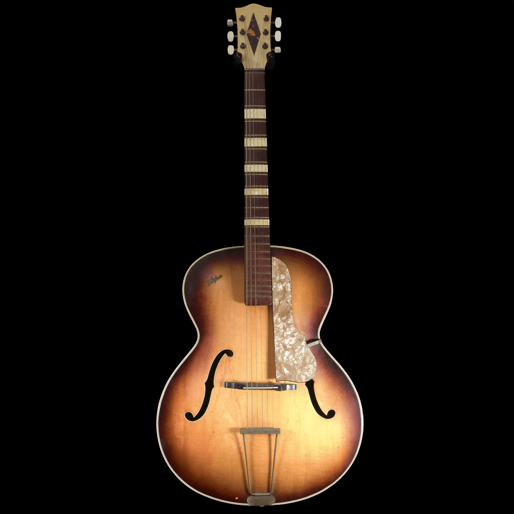 Hofner Vintage Archtop Acoustic Guitar in Blonde, Pre-Owned
