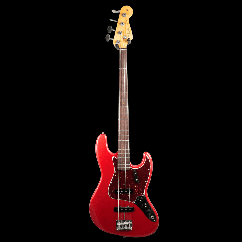 American Original 60's Jazz Bass Candy Apple Red RW (Pre-Owned)