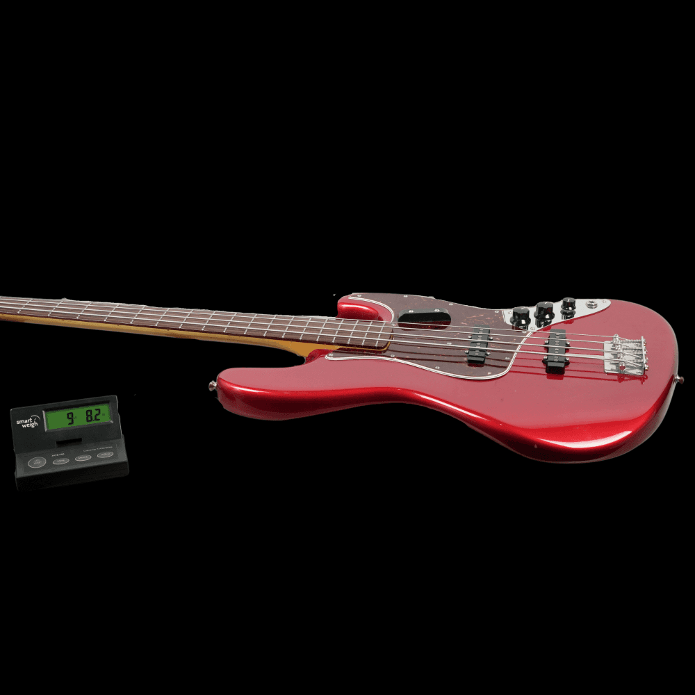 American Original 60's Jazz Bass Candy Apple Red RW (Pre-Owned)
