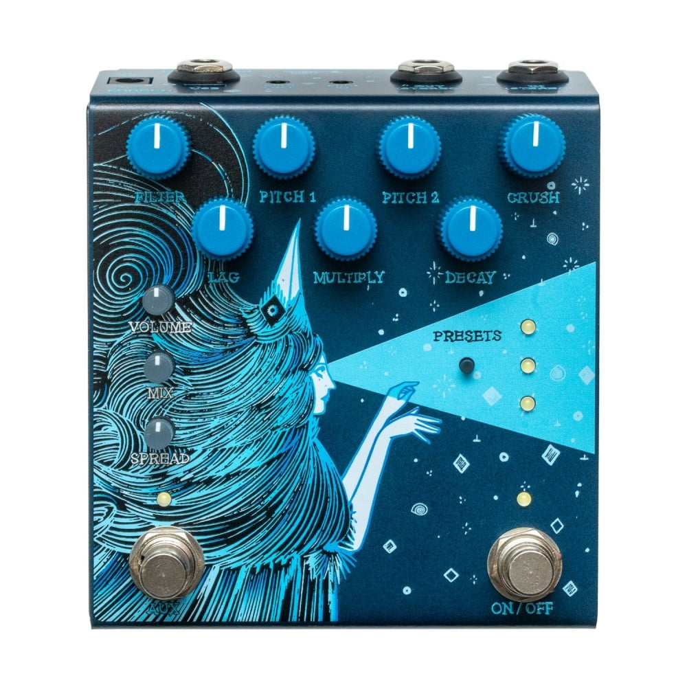 Dark Star Stereo Reverb Pedal