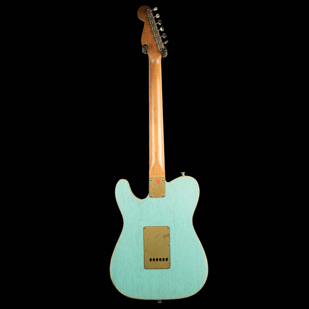 Nancy Lounge P90 Semi Hollow Electric Guitar Surf Green (Pre-Owned)