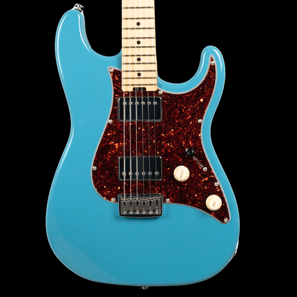 Polaris Standard HH Guitar-X Pickup Swapping in Etna Blue