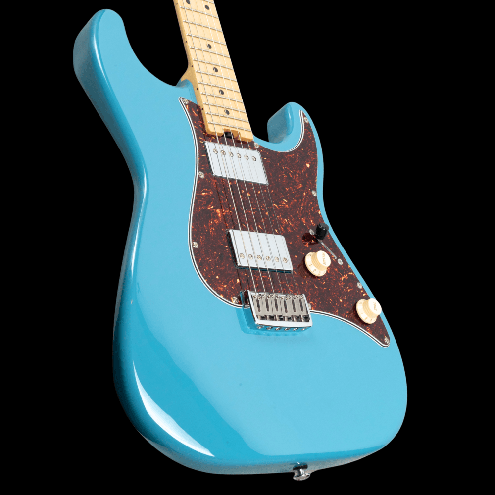 Polaris Standard HH Guitar-X Pickup Swapping in Etna Blue