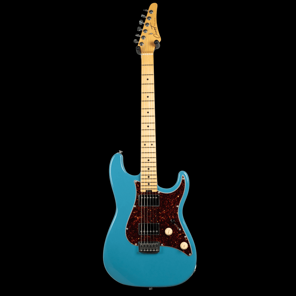 Polaris Standard HH Guitar-X Pickup Swapping in Etna Blue