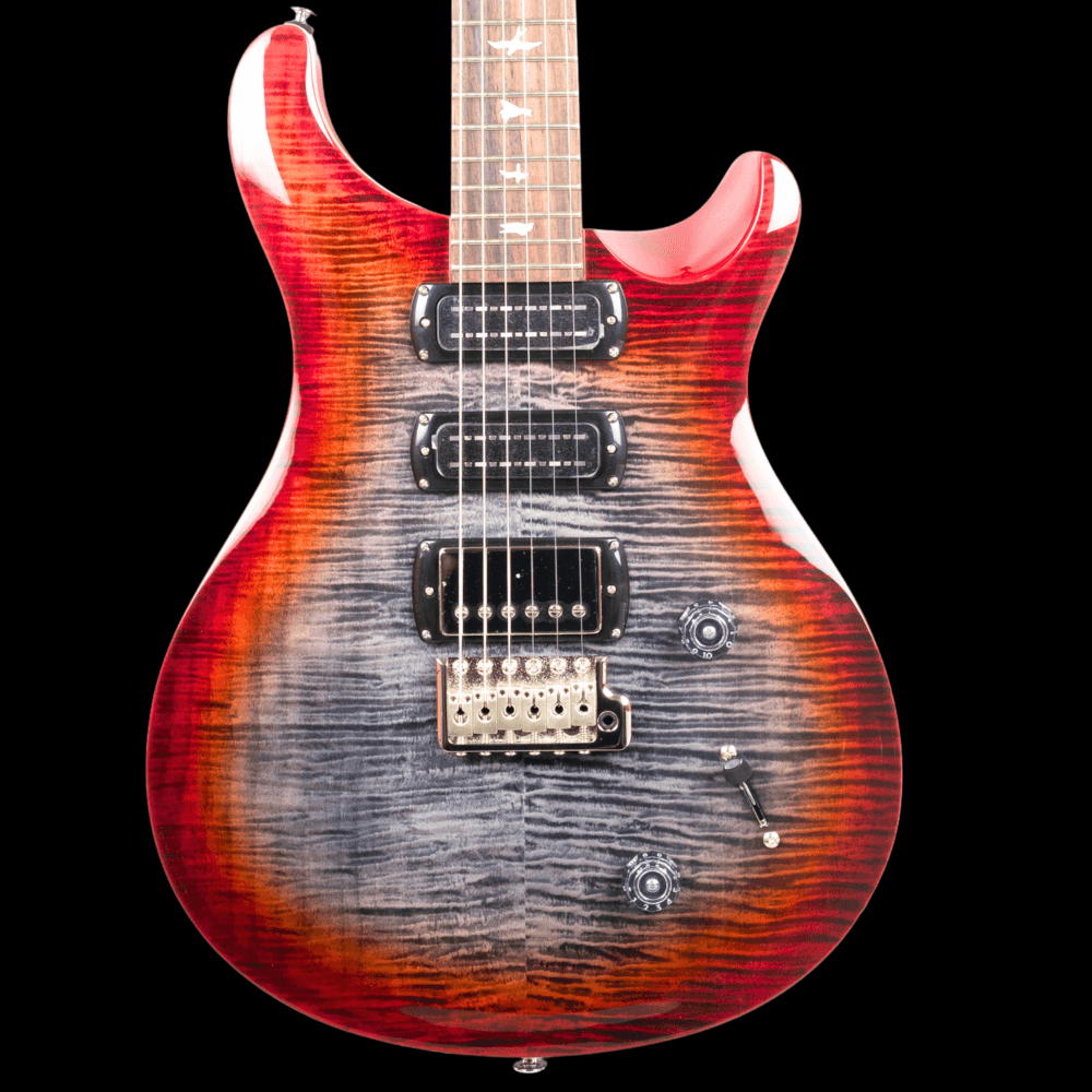 PRS SE Studio in Charcoal Cherry Burst