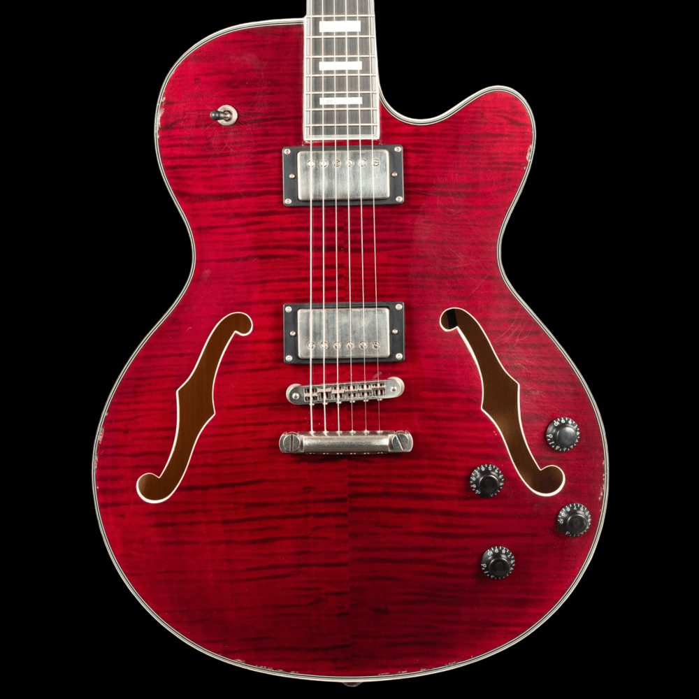 Stromberg Guitars Hanover Street Monterey in Trans Red Aged