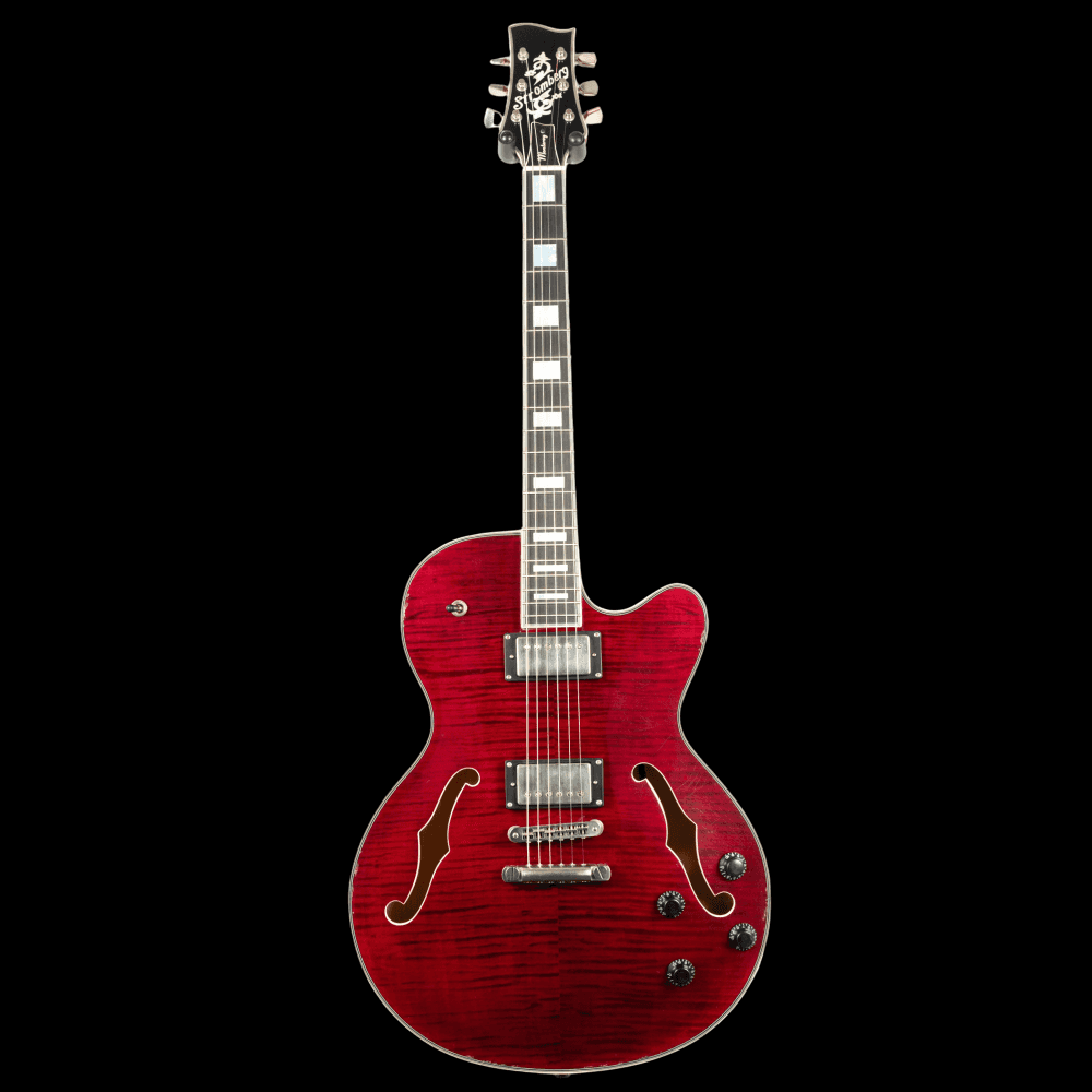 Stromberg Guitars Hanover Street Monterey in Trans Red Aged