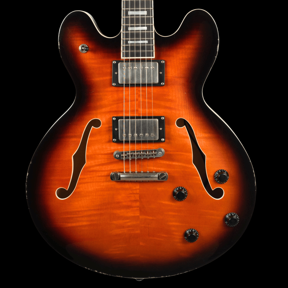 Stromberg Guitars Hanover Street Fremont in Antique Violin Burst Aged