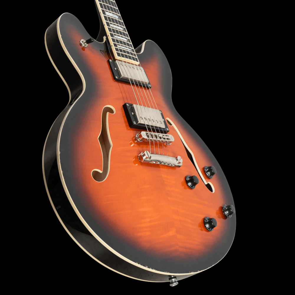 Stromberg Guitars Hanover Street Fremont in Antique Violin Burst Aged