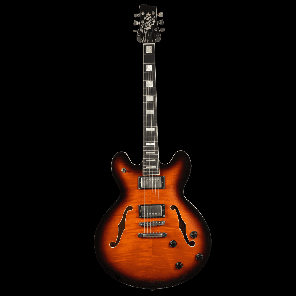 Stromberg Guitars Hanover Street Fremont in Antique Violin Burst Aged