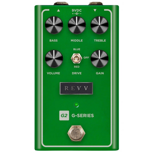 G2 V2 Preamp Overdrive & Distortion Pedal (Green)