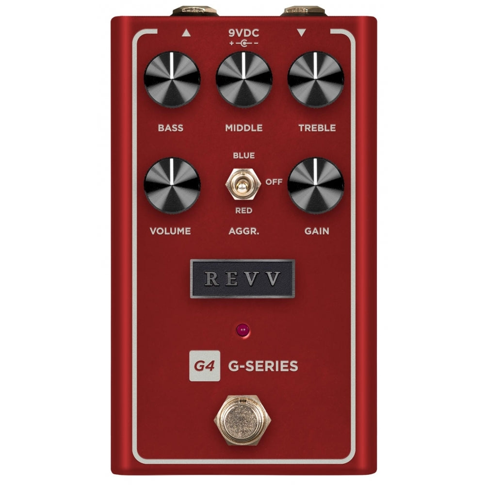 G4 V2 Preamp Overdrive & Distortion Pedal (Red)