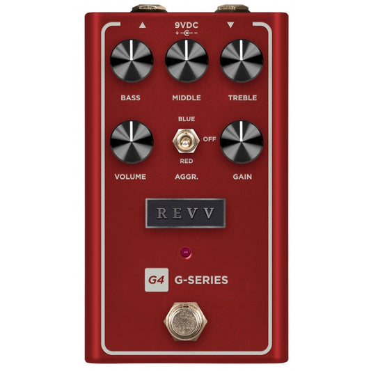 G4 V2 Preamp Overdrive & Distortion Pedal (Red)