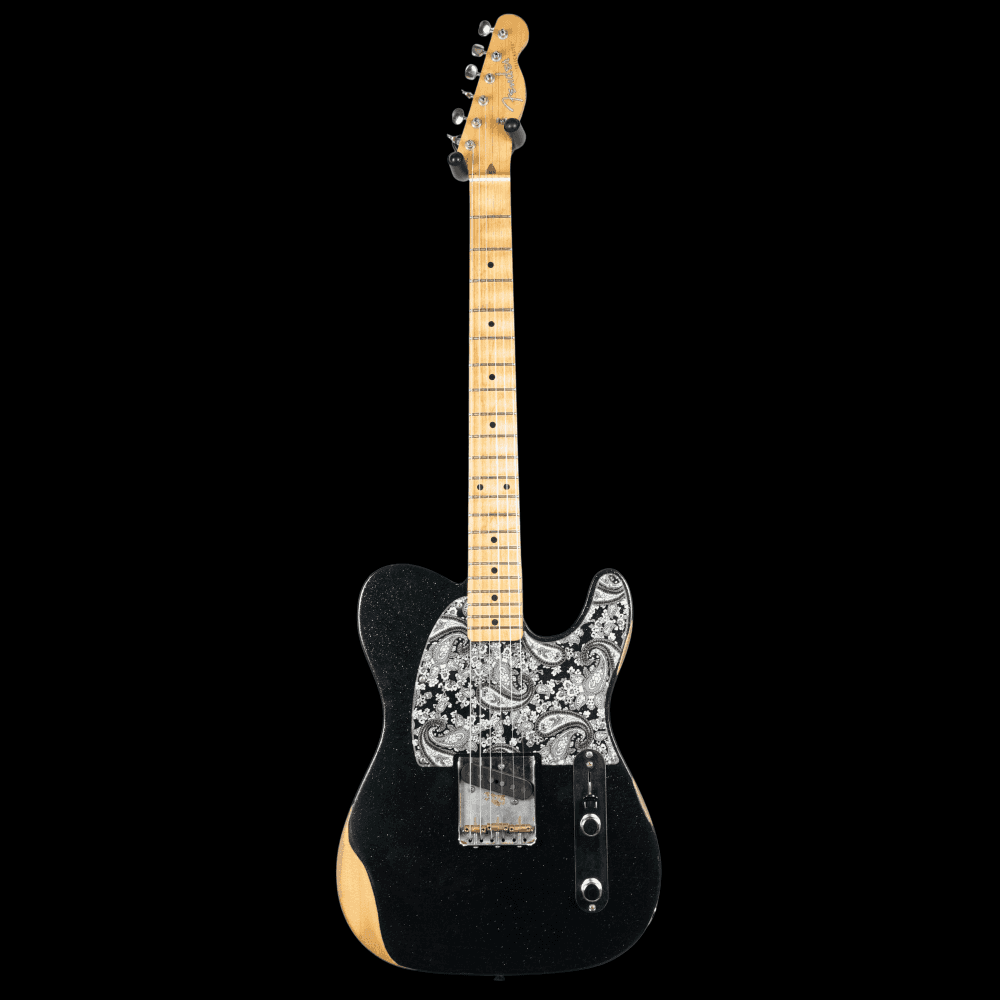 Brad Paisley / J Mascis Hybrid Roadworn Telecaster in Black Sparkle (Pre-Owned)