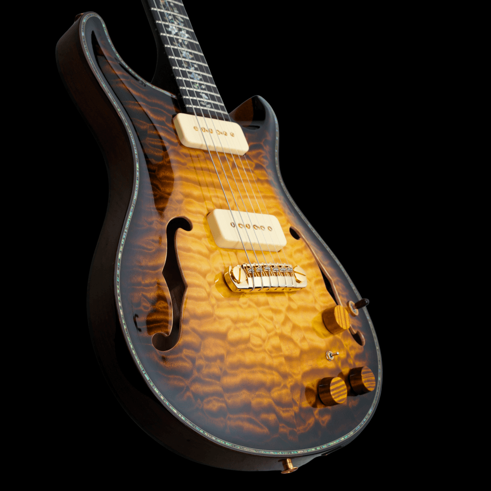 PRS Private Stock Hollowbody II Piezo, Sandstorm Glow
