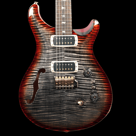 PRS 40th Anniversary Custom 24-08 Semi-Hollow, Charcoal Cherry Burst