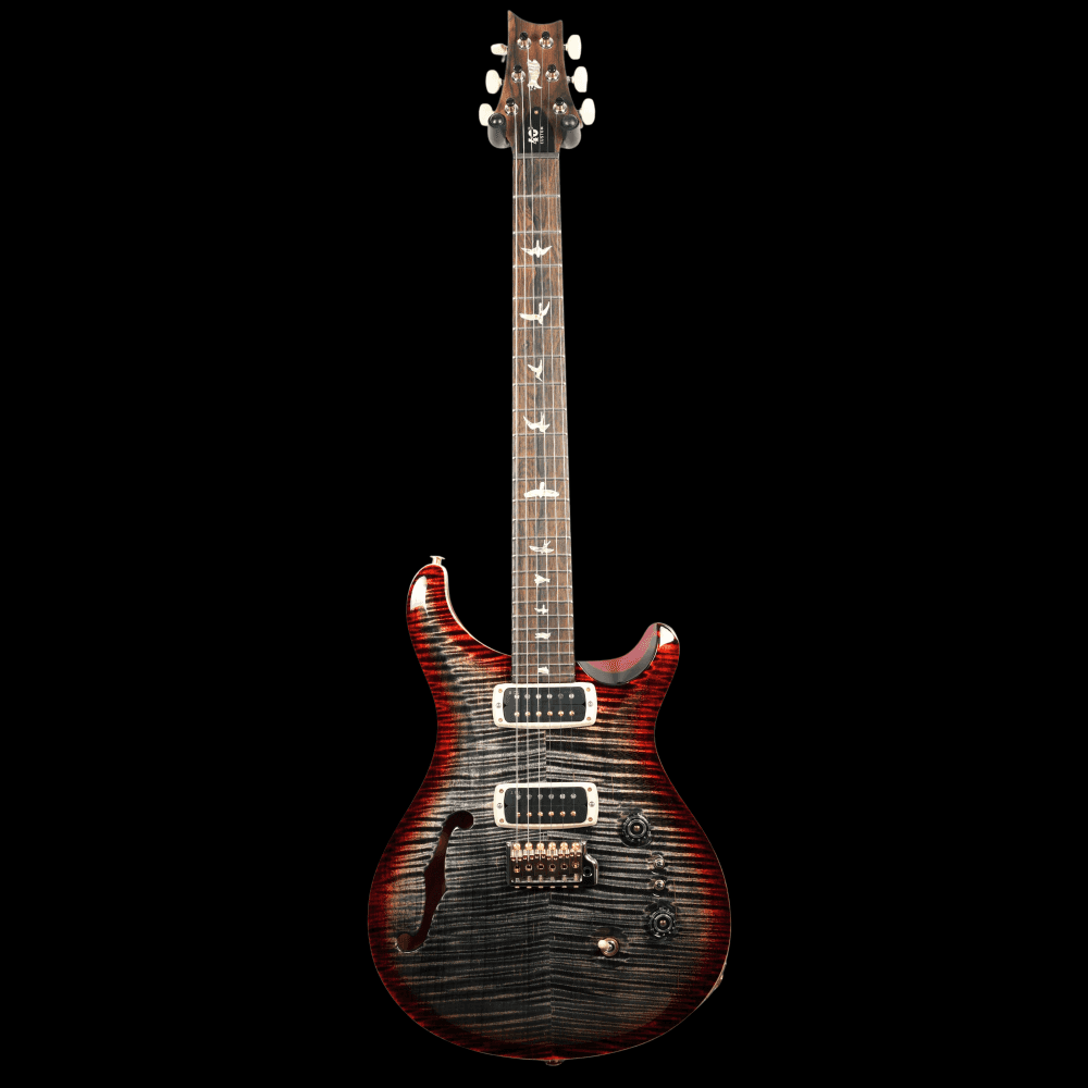 PRS 40th Anniversary Custom 24-08 Semi-Hollow, Charcoal Cherry Burst