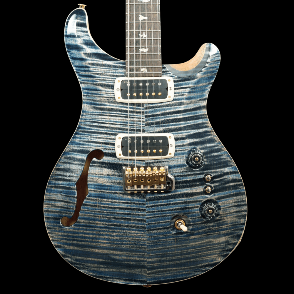 PRS 40th Anniversary Custom 24-08 Semi-Hollow, Faded Whale Blue
