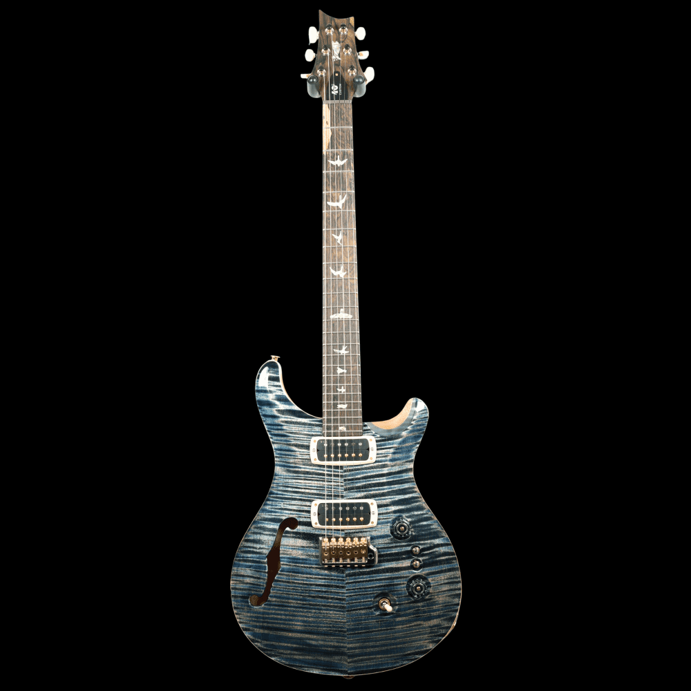 PRS 40th Anniversary Custom 24-08 Semi-Hollow, Faded Whale Blue