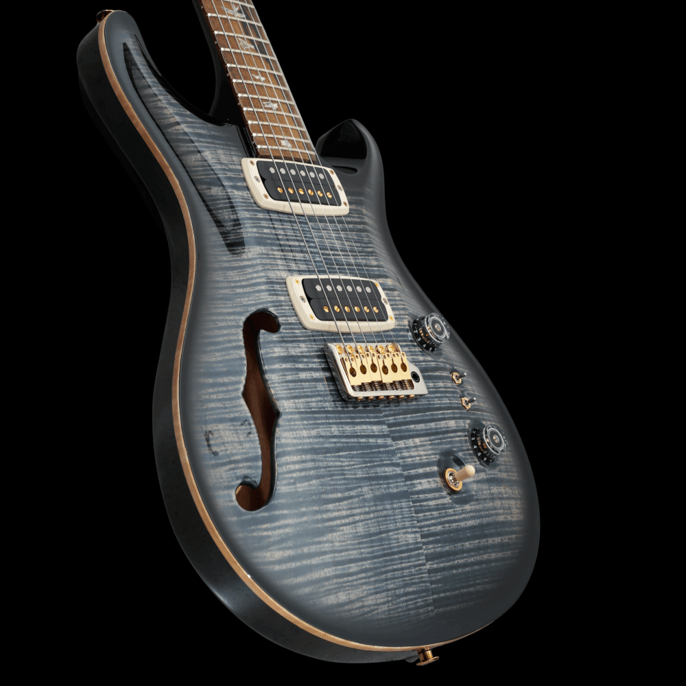 PRS 40th Anniversary Custom 24-08 Semi-Hollow, Faded Whale Blue Smokeburst