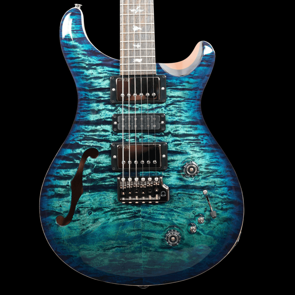 Wood Library Special Semi Hollow, Cobalt Blue Blueburst