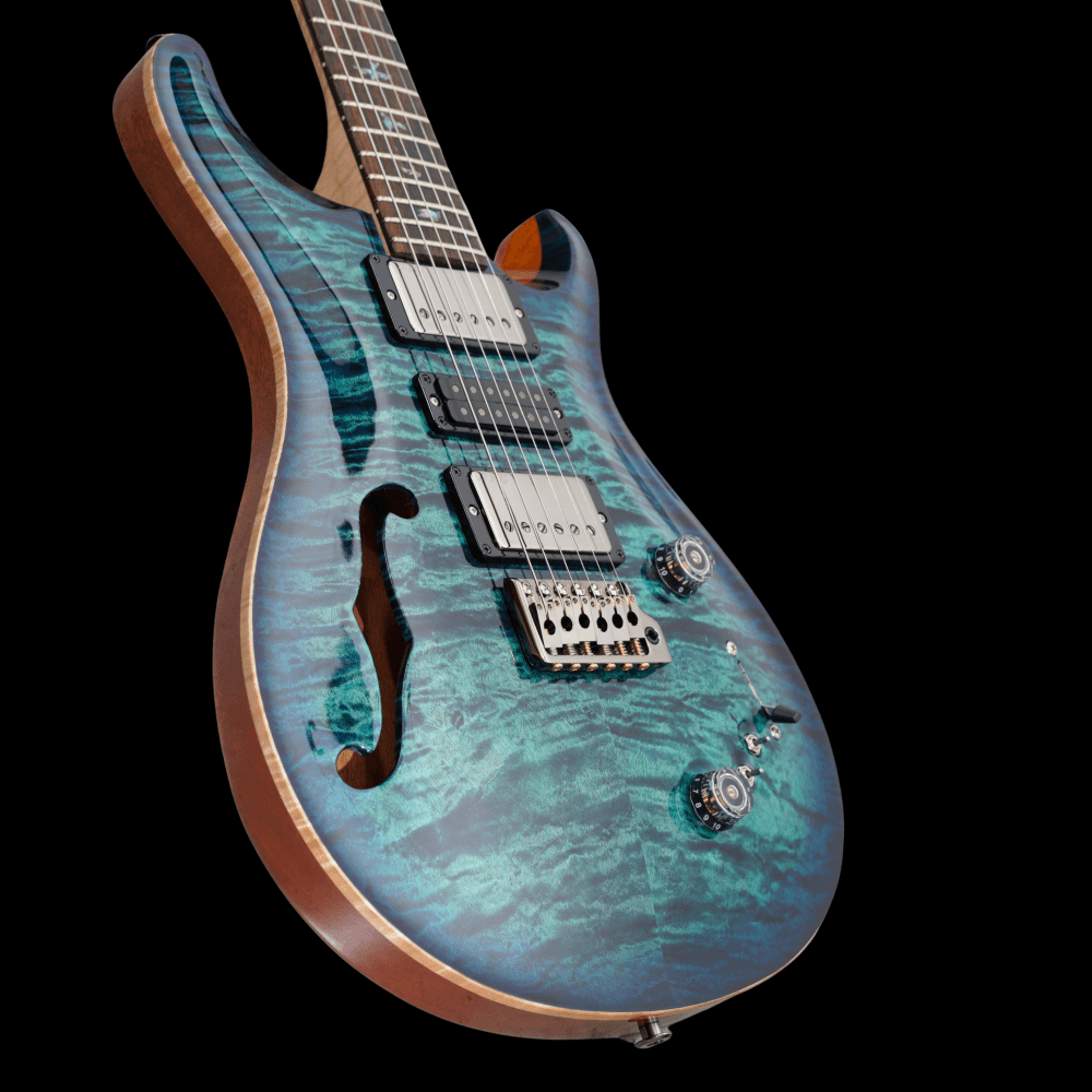 Wood Library Special Semi Hollow, Cobalt Blue Blueburst