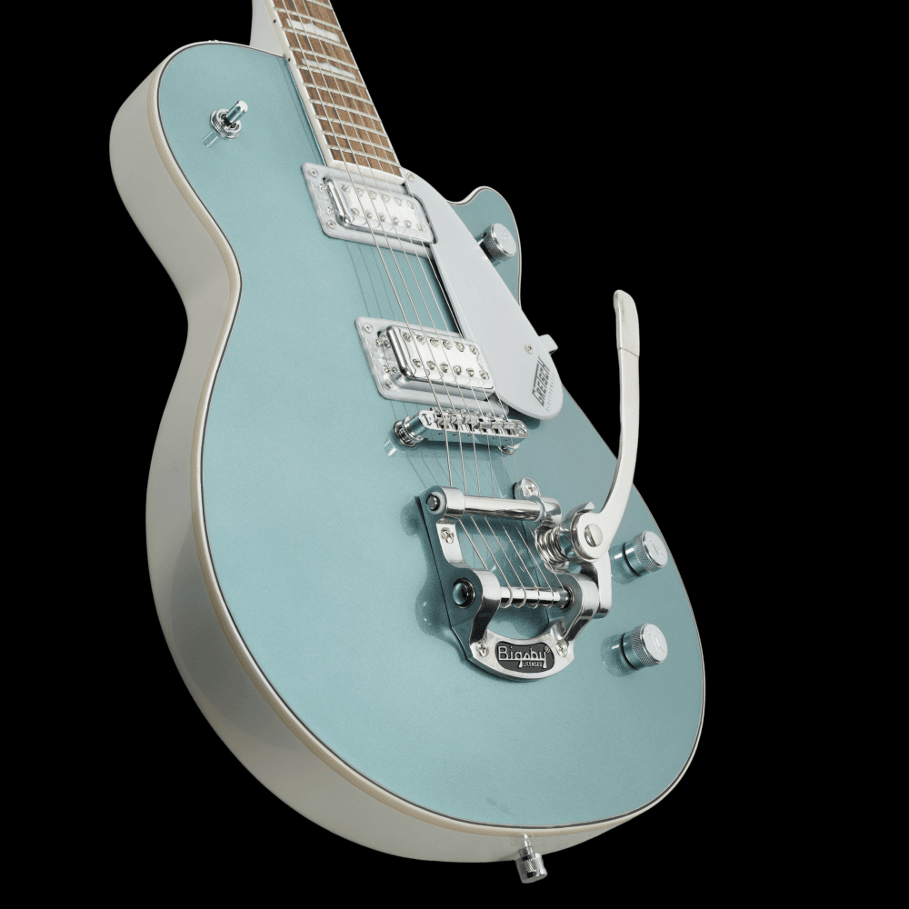 Gretsch G5230T-140 Electromatic 140th Double Platinum Jet w/ Bigsby, Stone/Pearl (Pre-Owned)