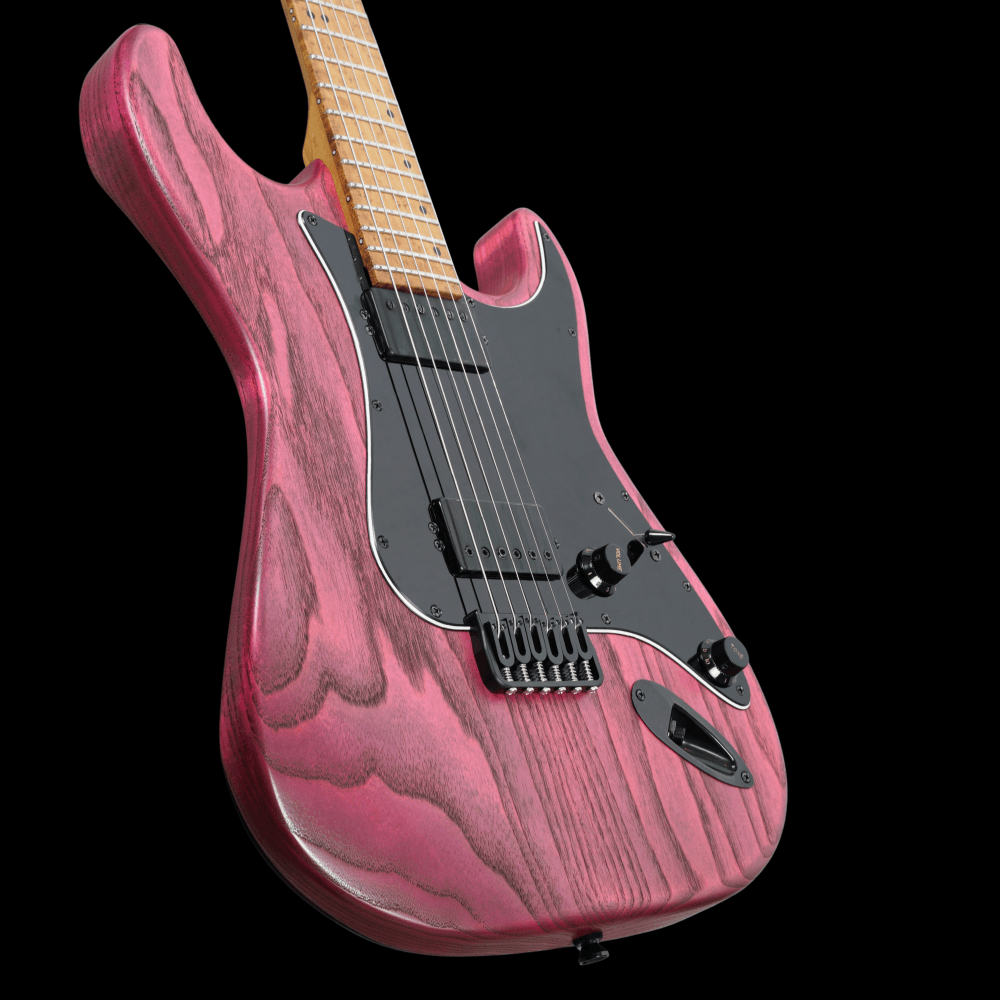 Kiesel Delos D6H Custom Made USA Guitar (Flamingo Pink), Pre-owned