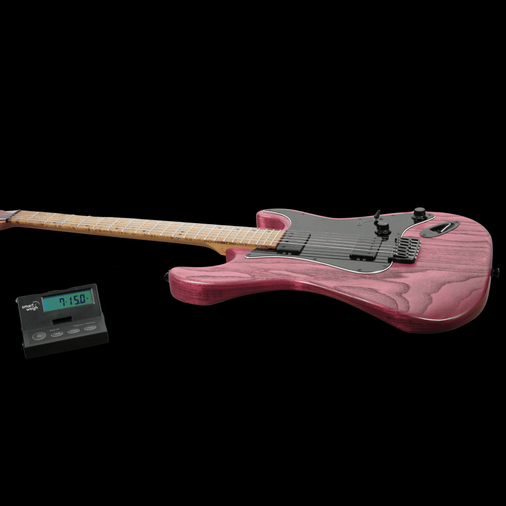 Kiesel Delos D6H Custom Made USA Guitar (Flamingo Pink), Pre-owned
