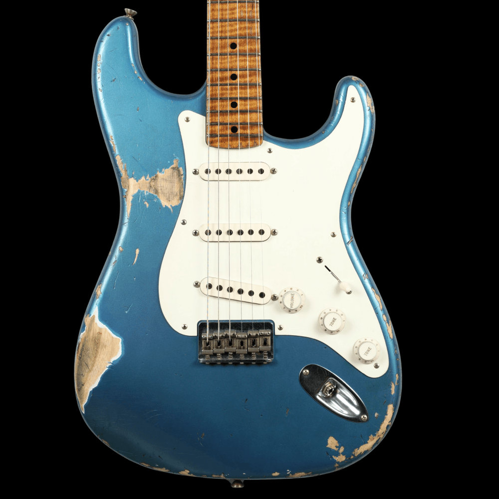 Masterbuilt Ron Thorn 1955 Stratocaster Lake Placid Blue Heavy Relic (Pre-Owned)