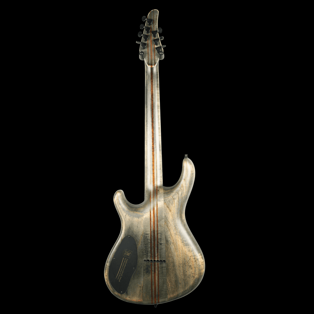 Mayones Regius 7, Transparent Natural Black Burst (Pre-Owned)