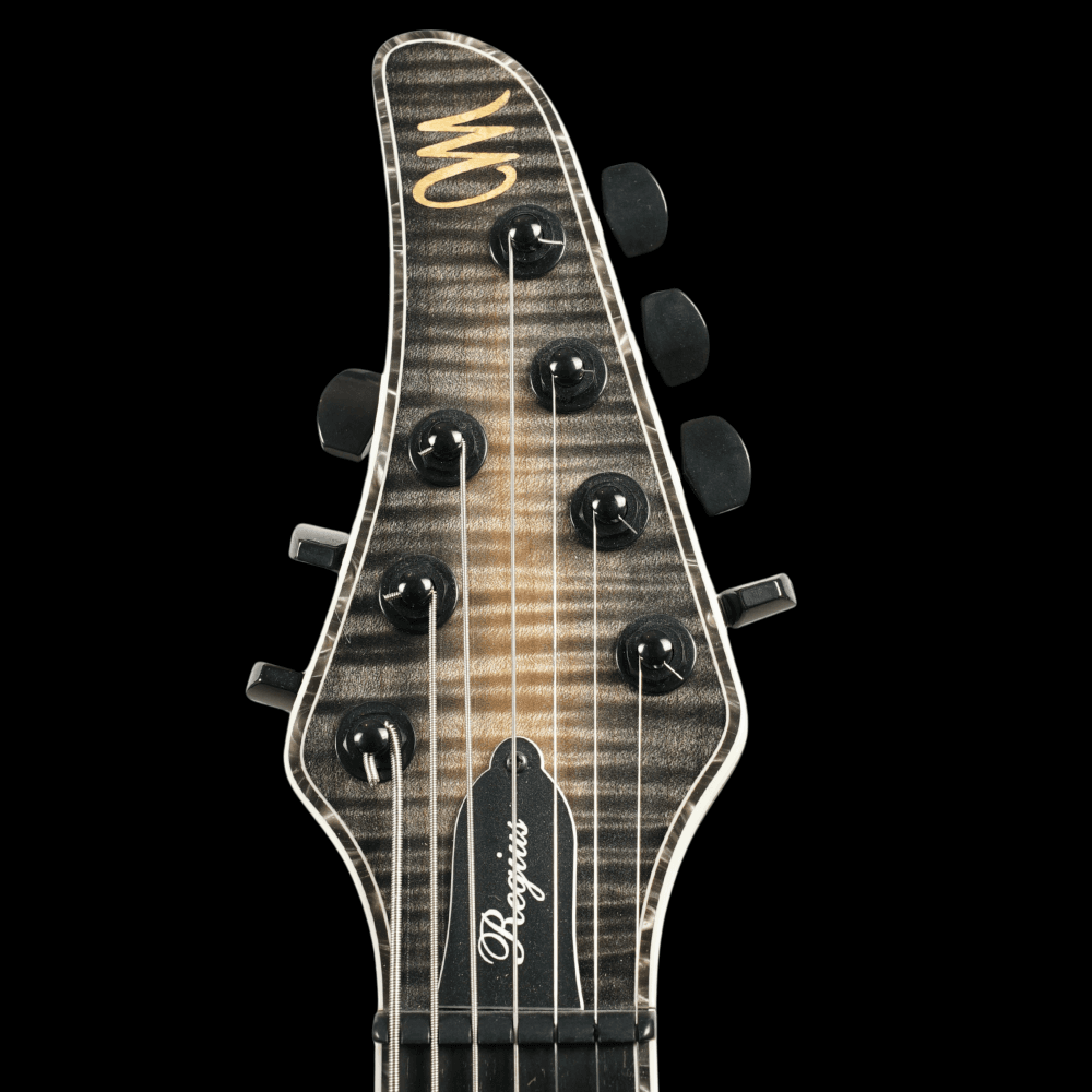 Mayones Regius 7, Transparent Natural Black Burst (Pre-Owned)