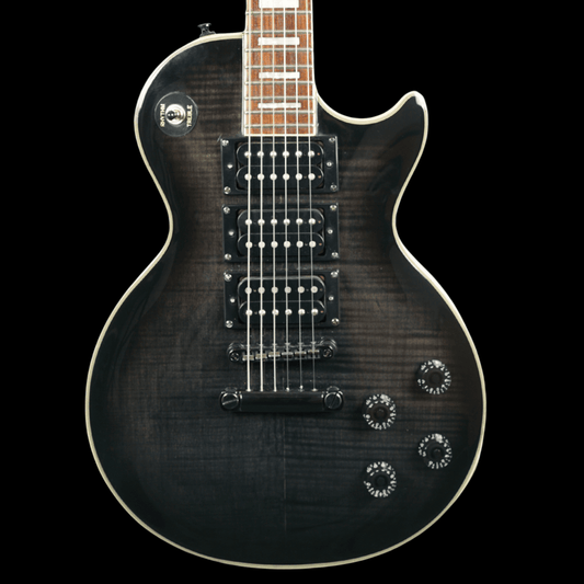 Les Paul Custom 3 Plus, Trans Black (Pre-Owned)