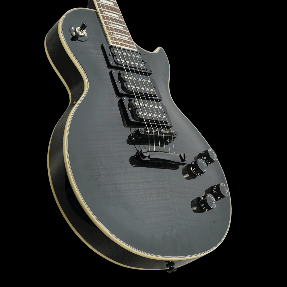 Les Paul Custom 3 Plus, Trans Black (Pre-Owned)
