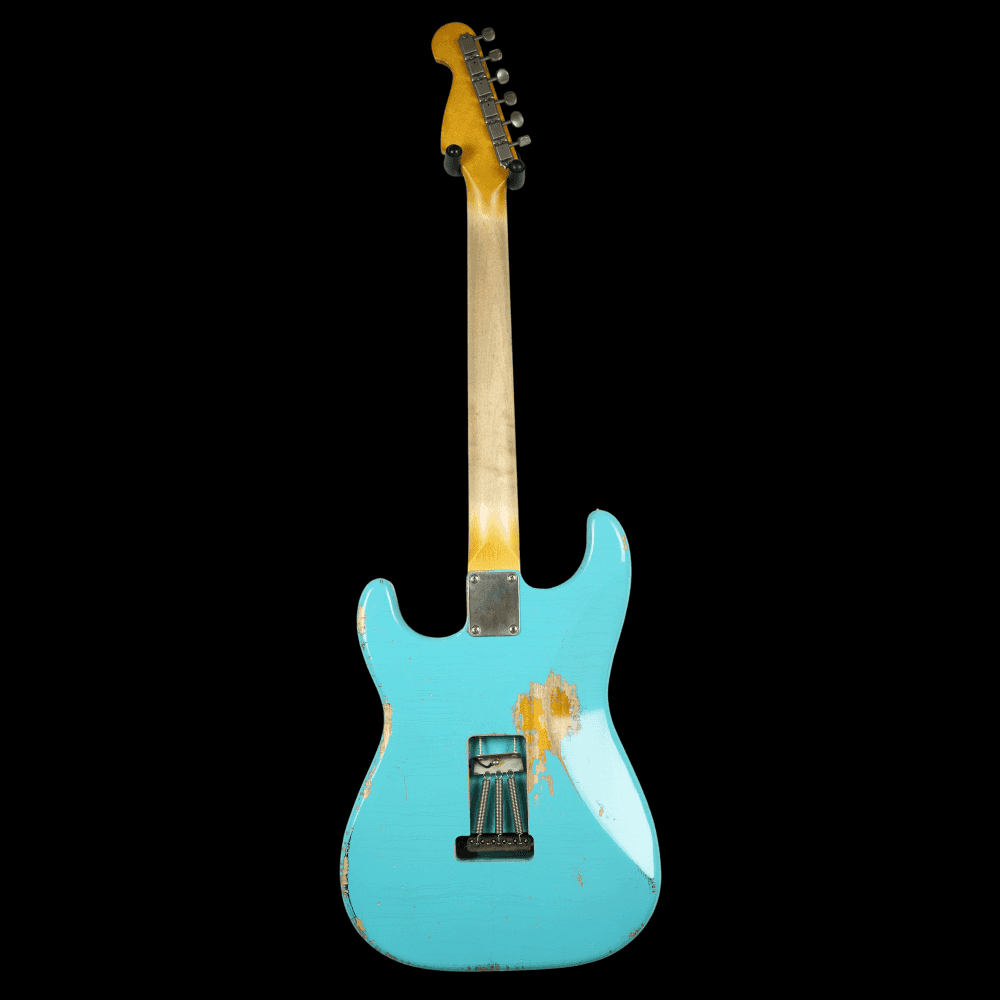 63 S Heavy Aged Candy Daphne Blue Over 3-Tone Sunburst (Pre-Owned)