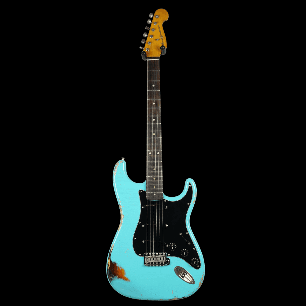 63 S Heavy Aged Candy Daphne Blue Over 3-Tone Sunburst (Pre-Owned)