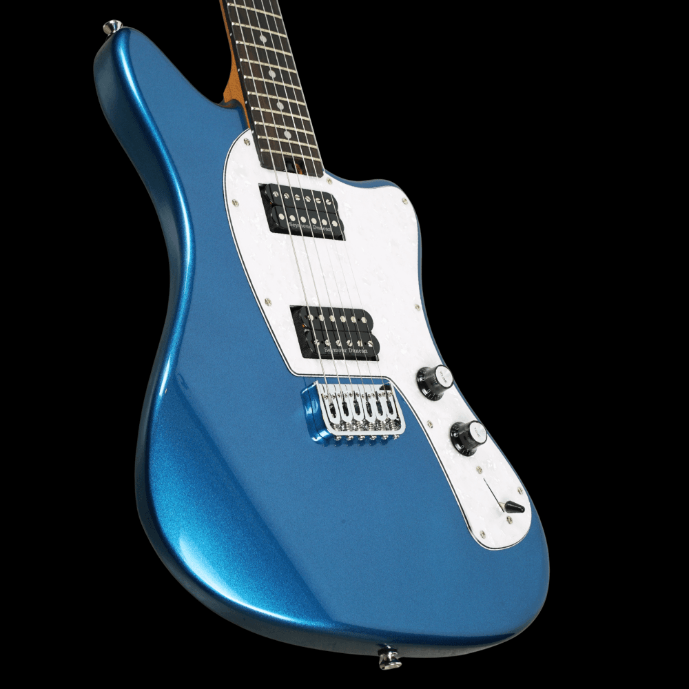 Crossfire LT Pickup Swapping Guitar w/ Seymour Duncans (Aero Blue)