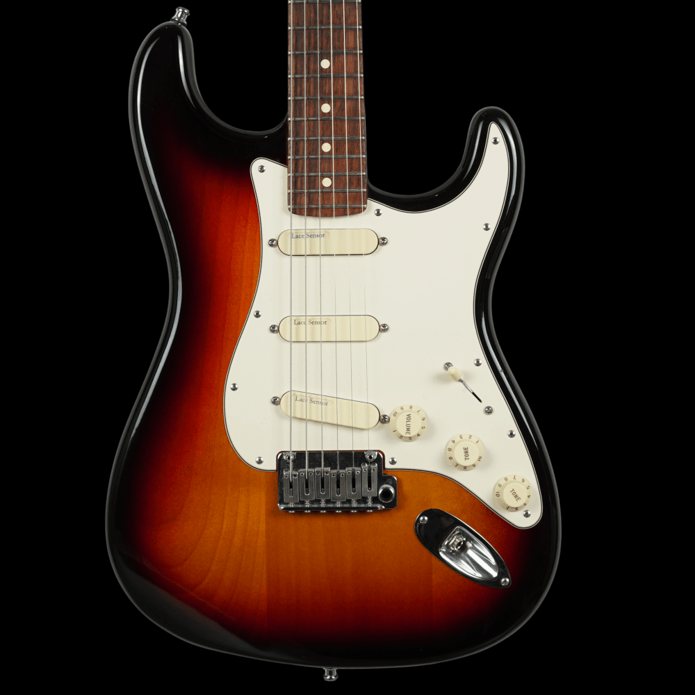 American Standard Stratocaster 3-Colour Sunburst w/ Lace Sensor Pickups (Pre-Owned)