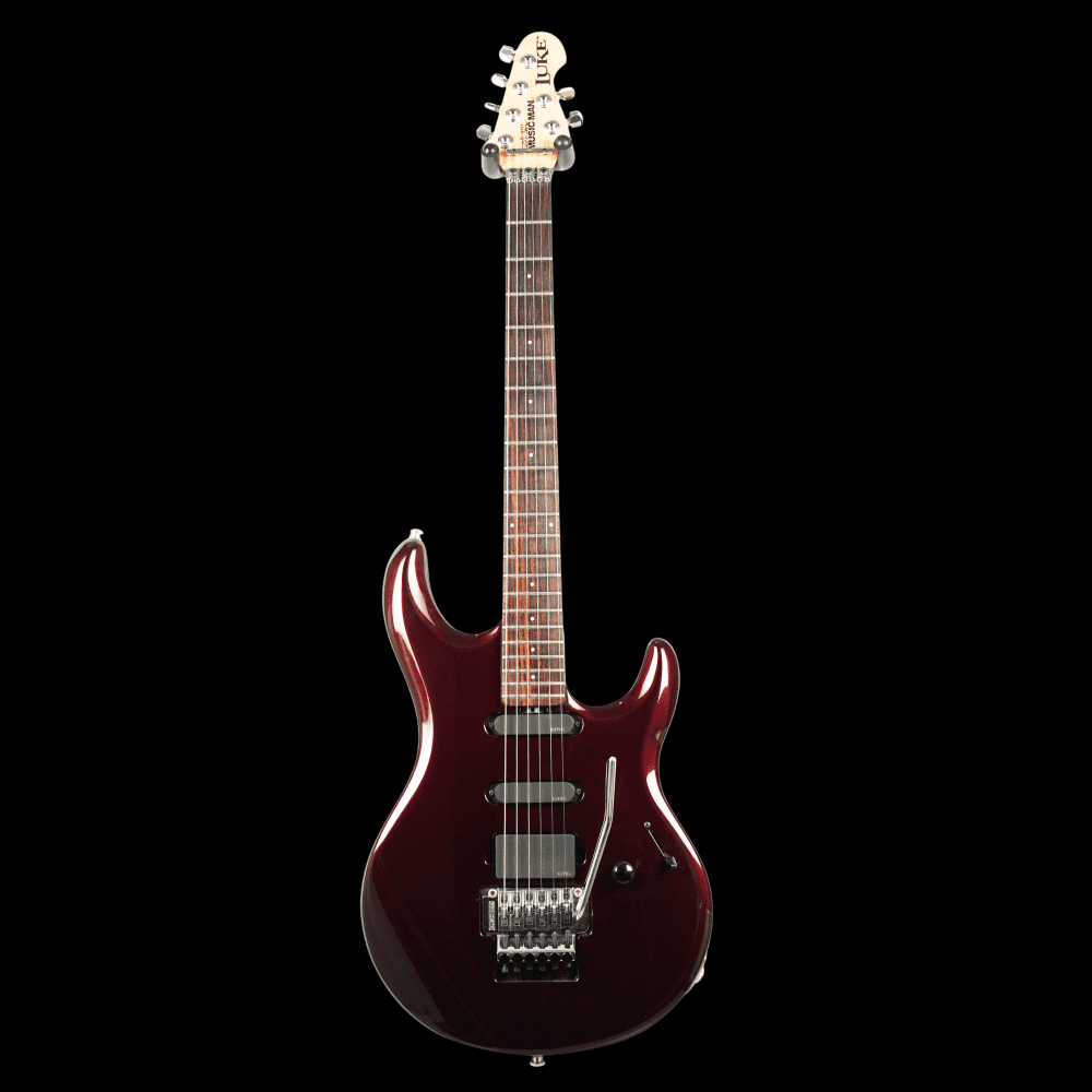 Ernie Ball Music Man Luke I Steve Lukather Signature, Pearl Red (Pre-Owned)
