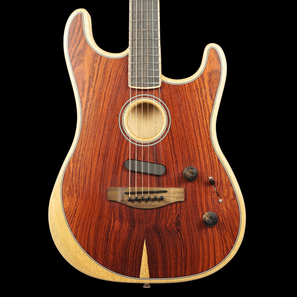Exotic Acoustasonic Stratocaster, Cocobolo (Pre-Owned)