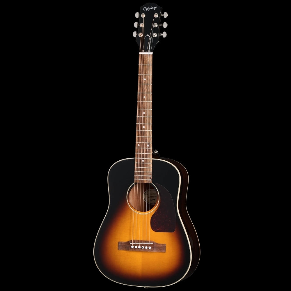 J-45 Express 7/8 Size Travel Guitar, Vintage Sunburst