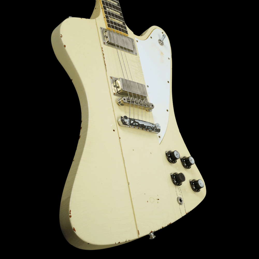 Custom Shop Murphy Lab Johnny Winter 1964 Firebird V, Polaris White Aged (Limited Run of 125), (Pre-Owned)