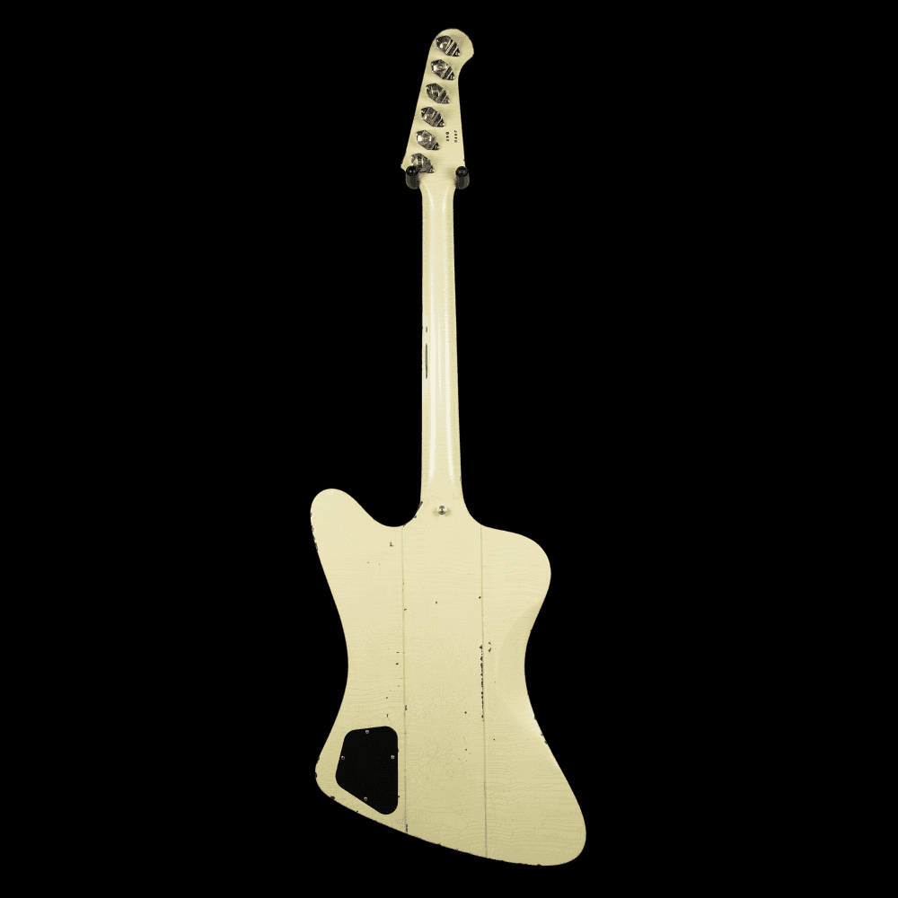 Custom Shop Murphy Lab Johnny Winter 1964 Firebird V, Polaris White Aged (Limited Run of 125), (Pre-Owned)