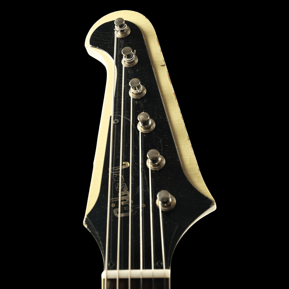Custom Shop Murphy Lab Johnny Winter 1964 Firebird V, Polaris White Aged (Limited Run of 125), (Pre-Owned)
