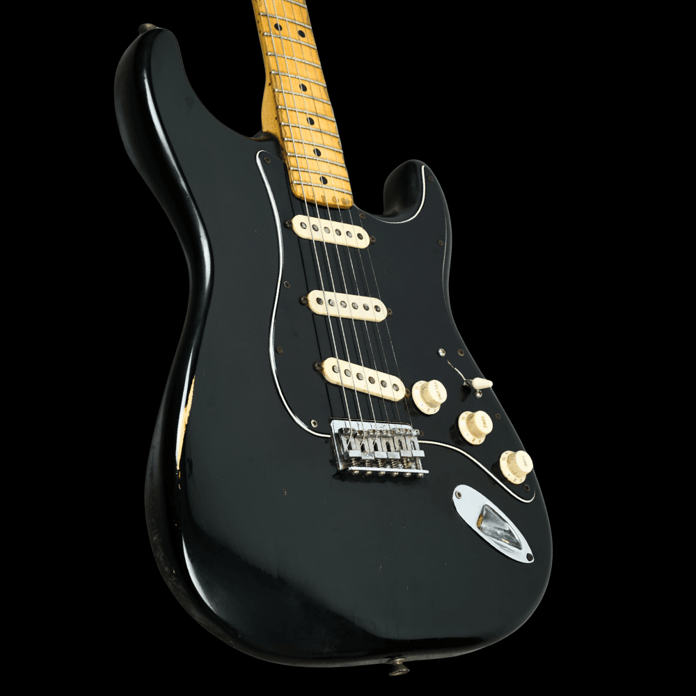 1975 Hardtail Stratocaster MN (Black)