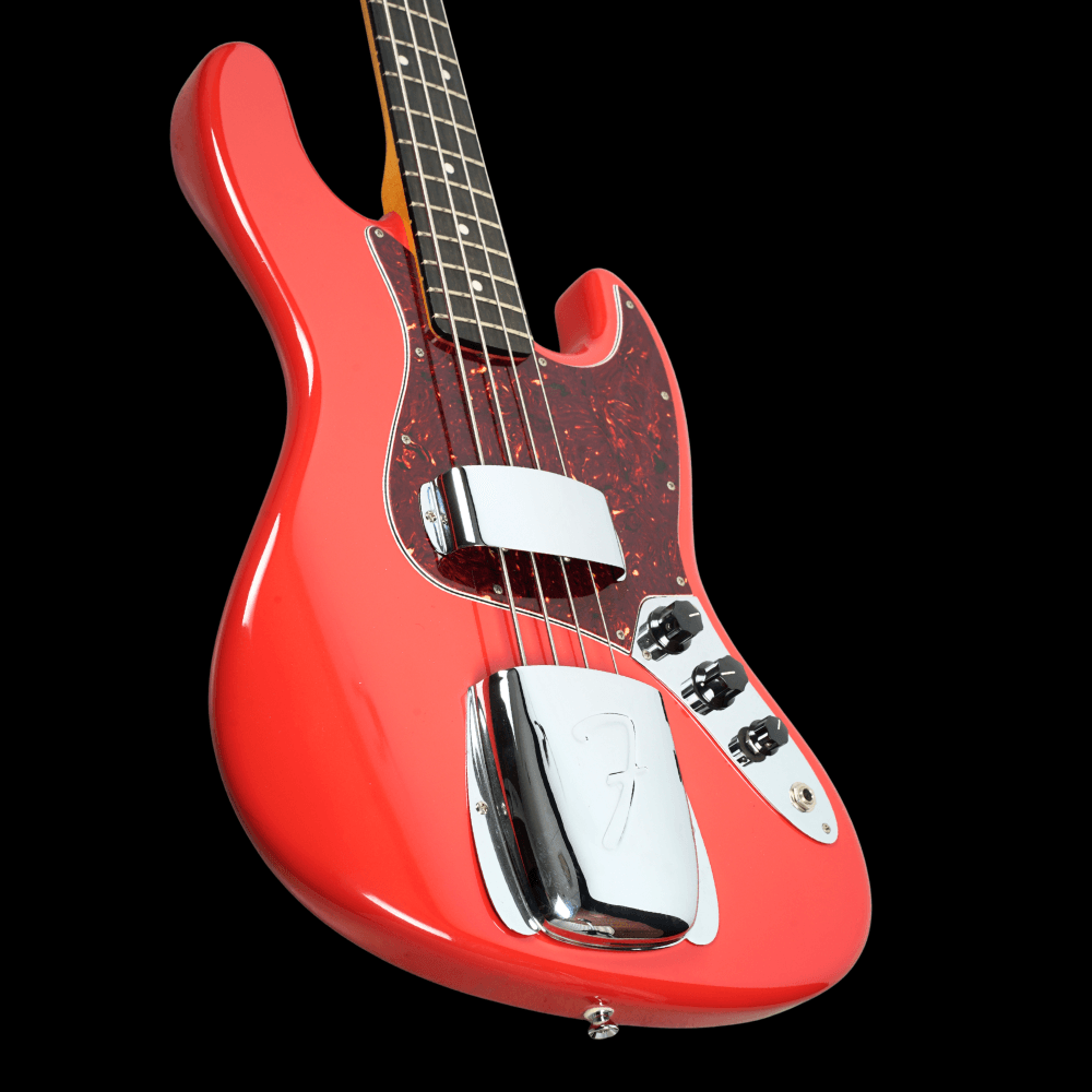 Partscaster Jazz Bass, Fiesta Red (Pre-Owned)